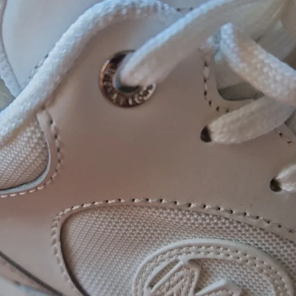 Michael Kors Zuma Trainer Leather - Optic White - Picture 8 of 12